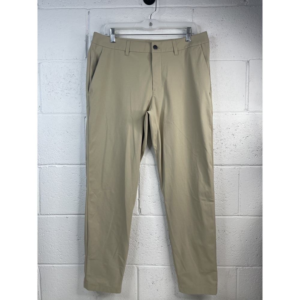Lululemon Pants Mens Beige 33x29 ABC Commission Warpstreme Classic Fit LM5AQYS
